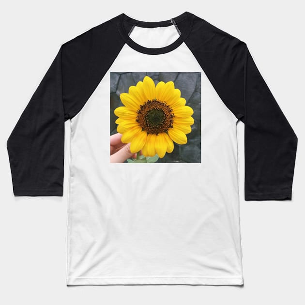 Hopi Sunflower Baseball T-Shirt by andelta4t